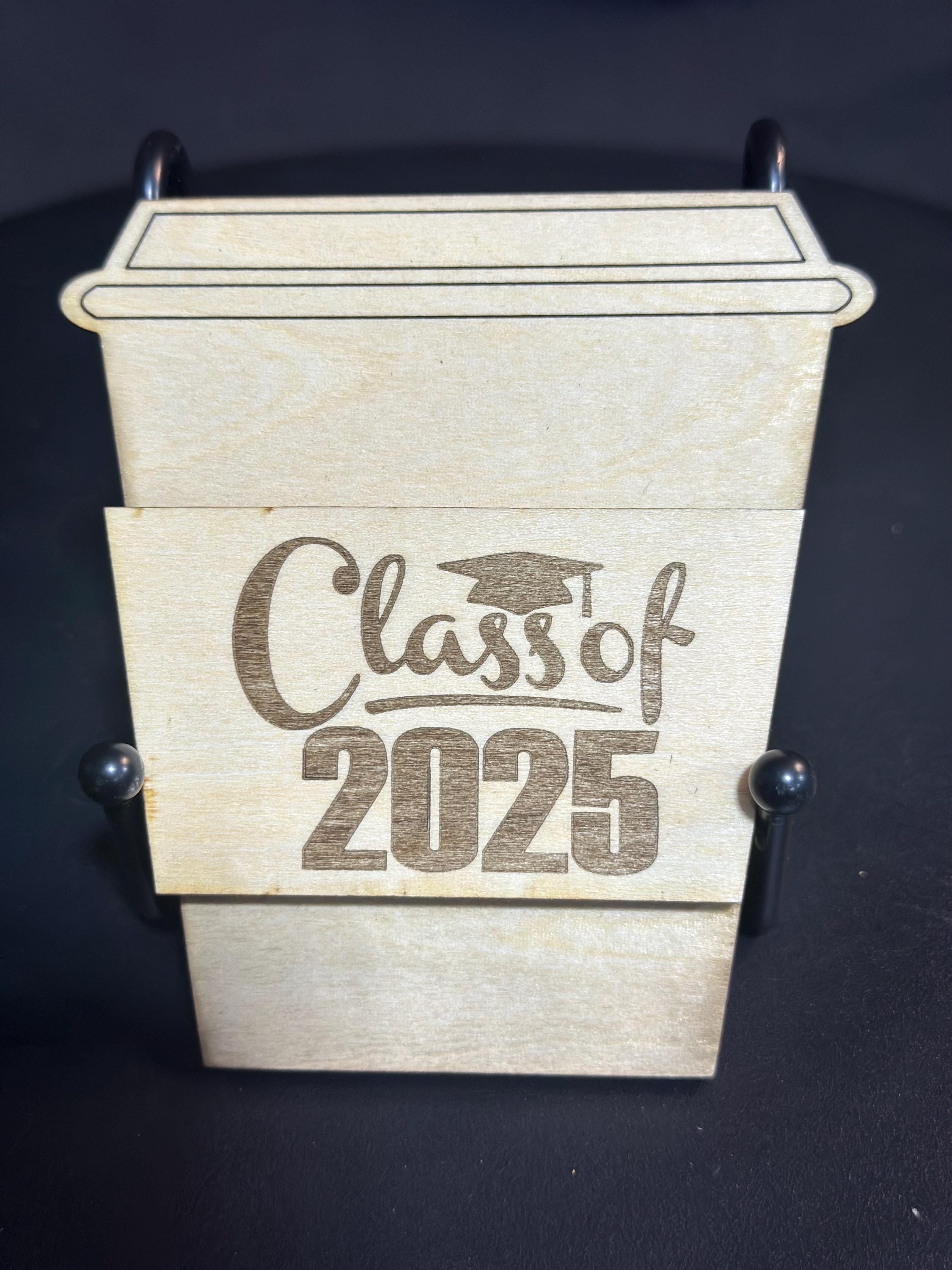 Wooden Coffee Cup Gift Card Holders