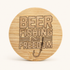 Beer Fishing and Freedom magnetic bamboo bottle opener