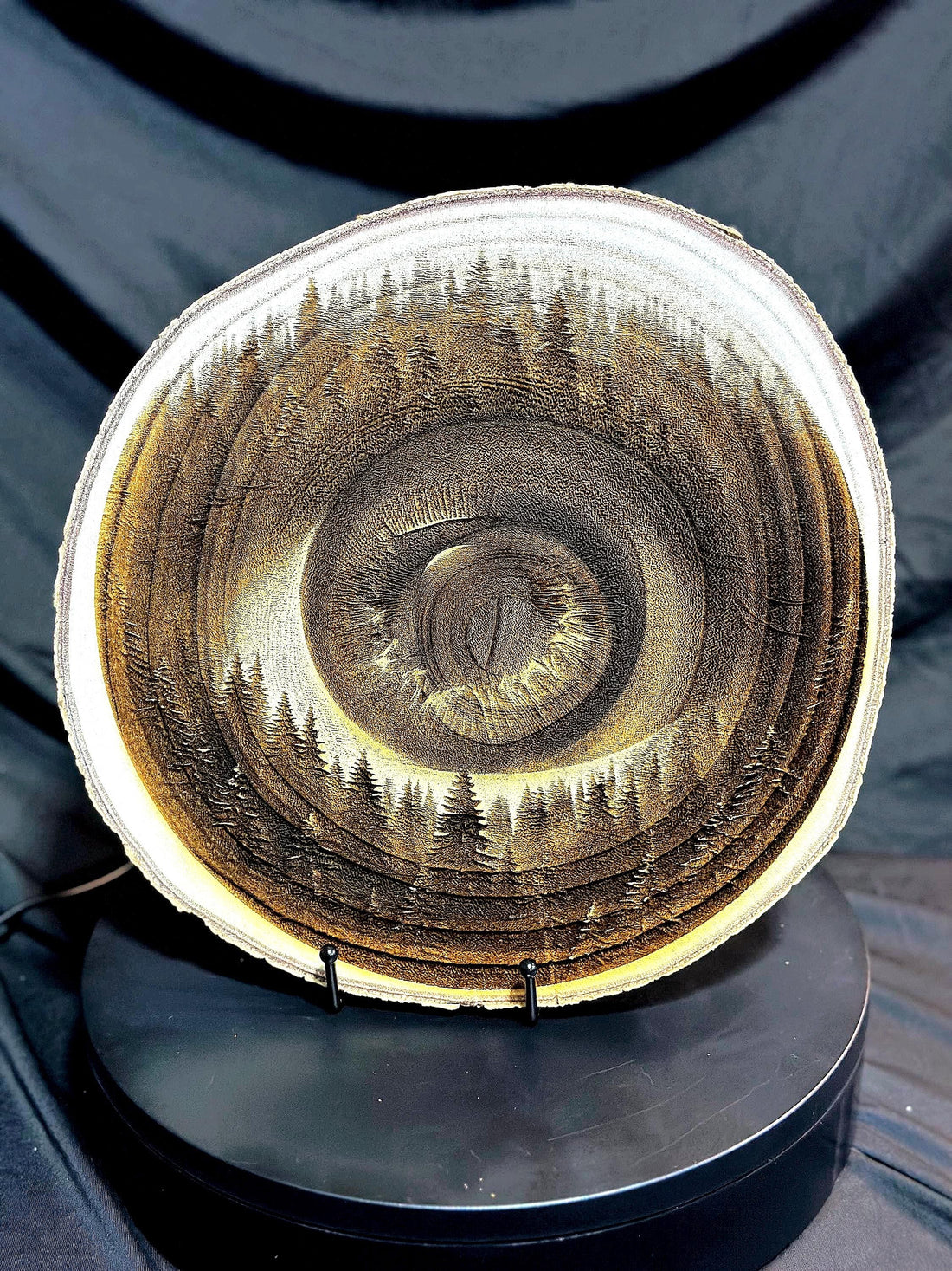 Engraved Forest Through the Eye