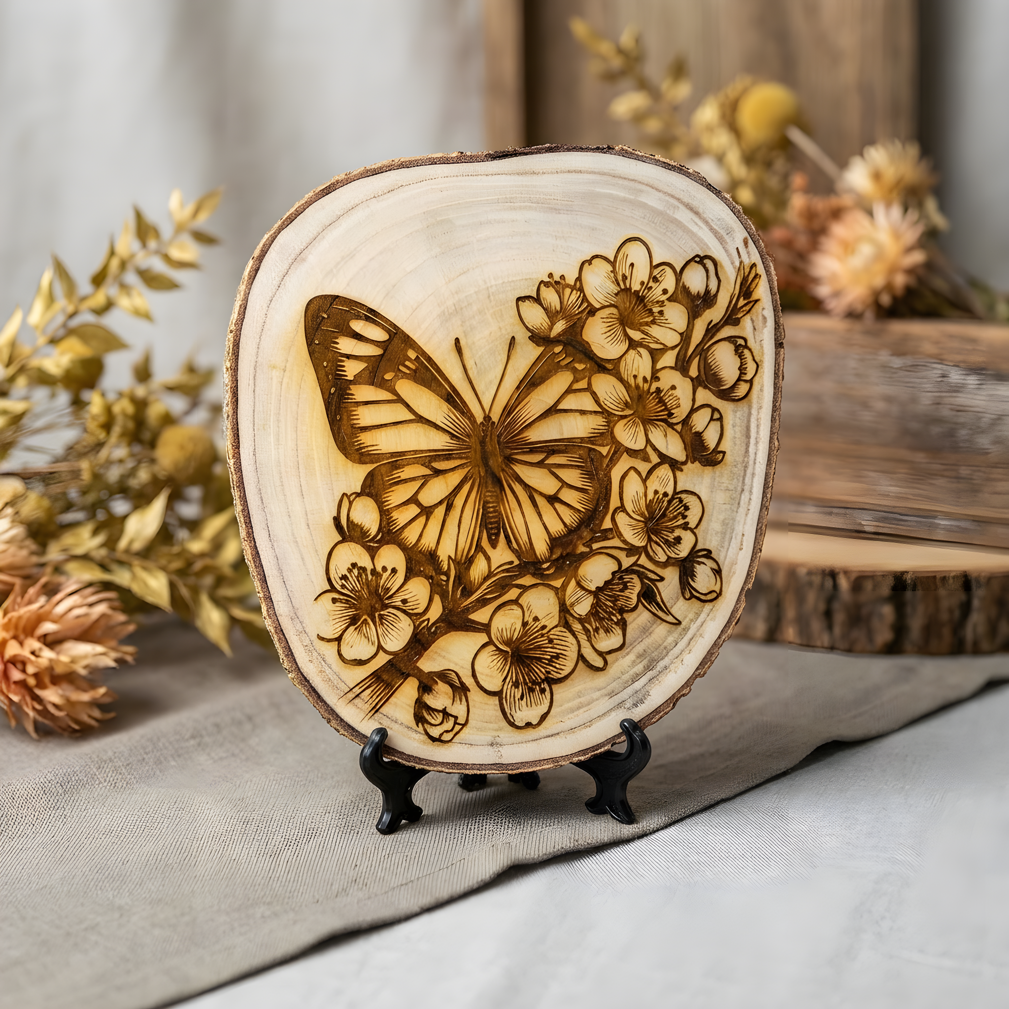 Engraved Butterfly