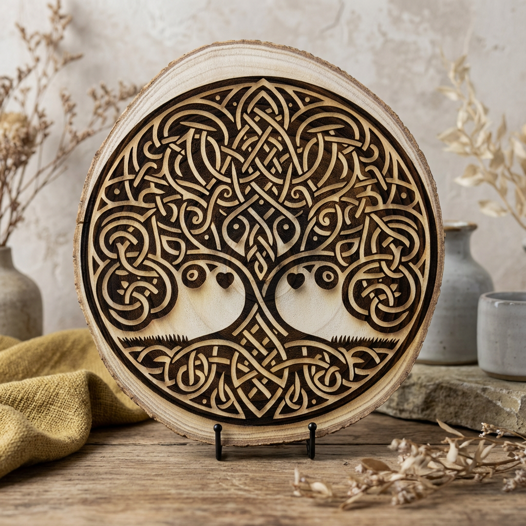 3D Engraved Tree of Life