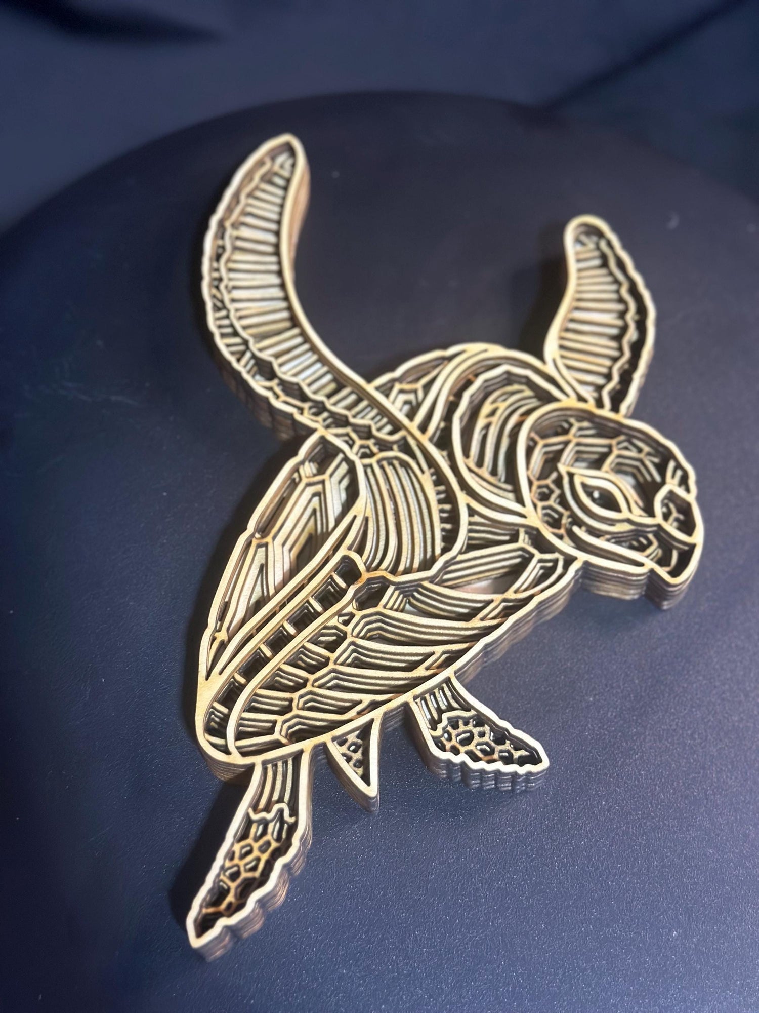 3D Layered Sea Turtle