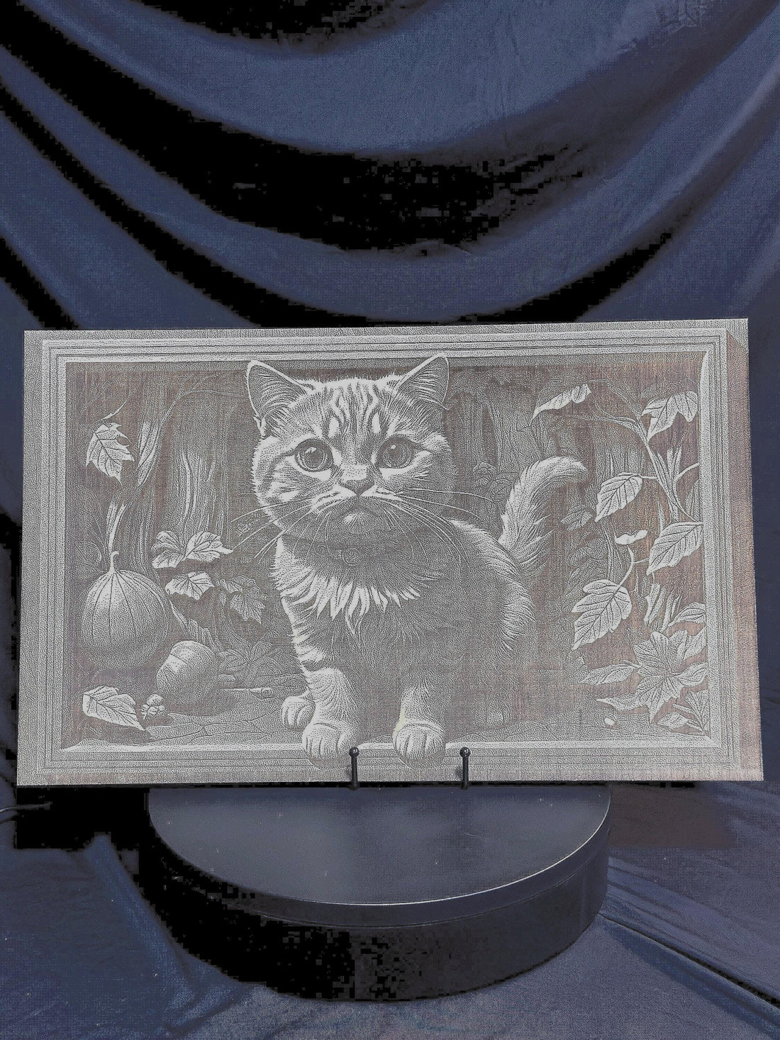 3D Cat Engraving