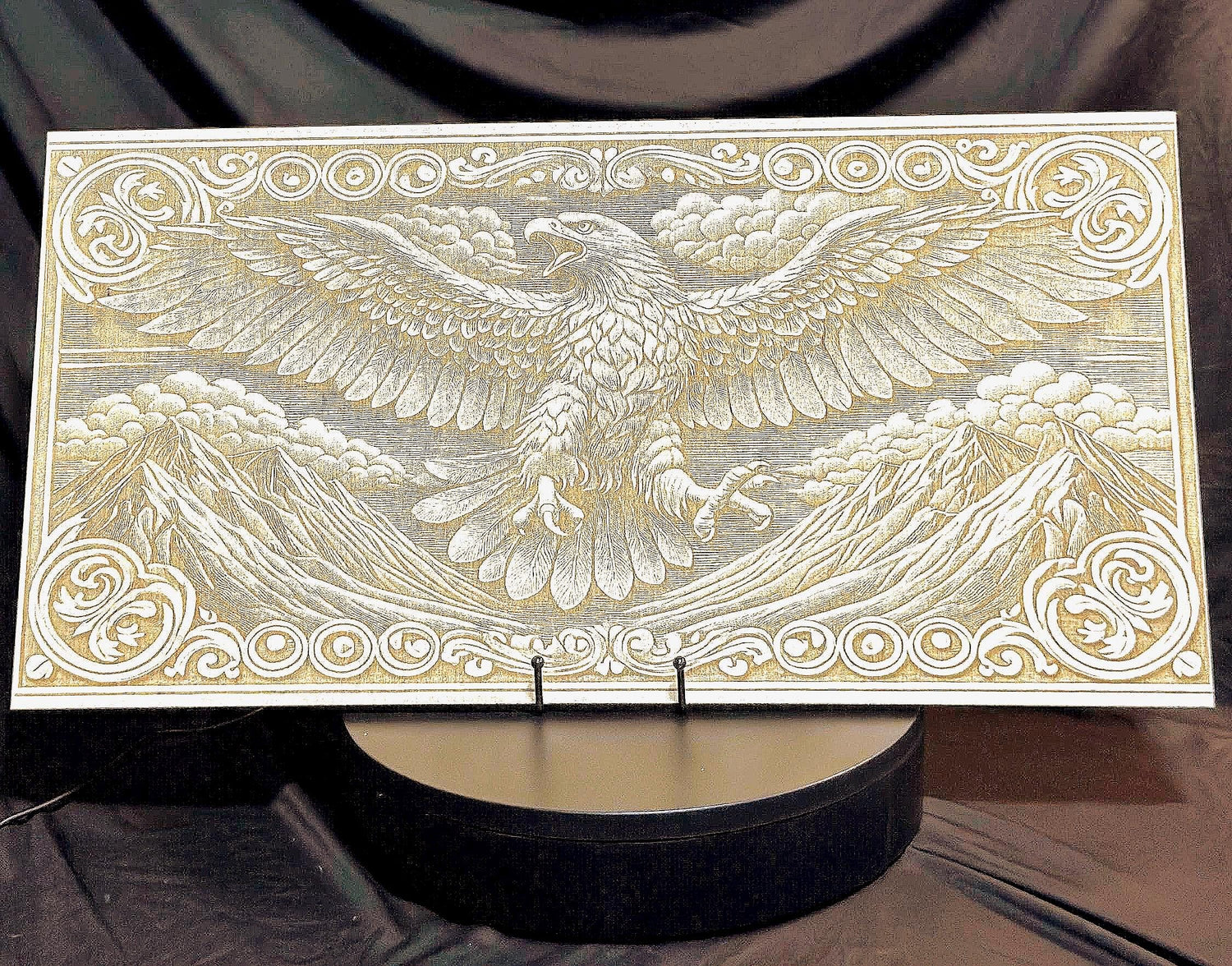 Eagle Freedom Engraving