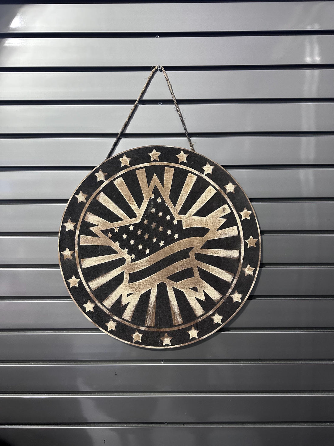 Engraved Patriotic Decor