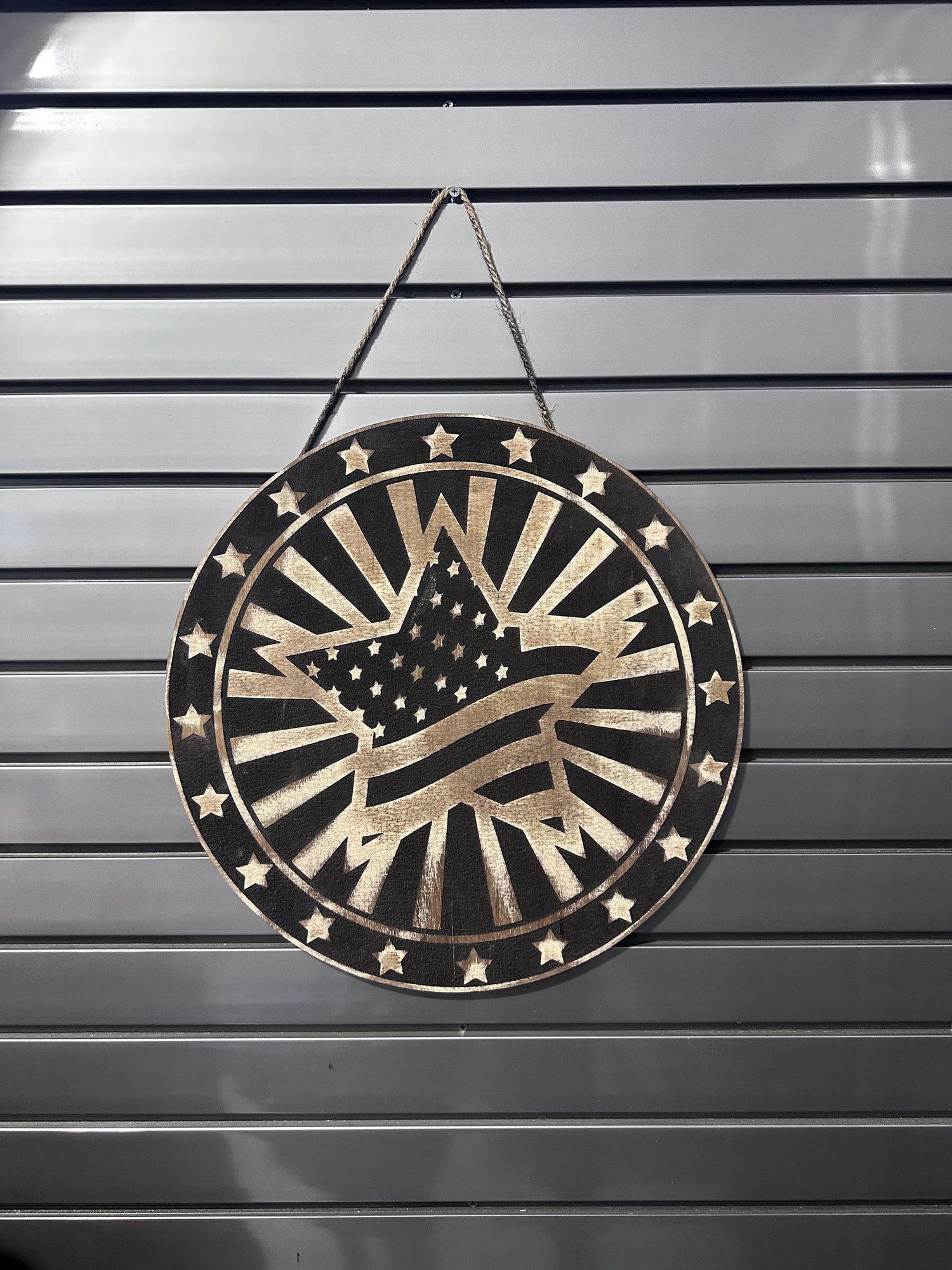 Engraved Patriotic Decor