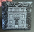 Custom engraved slate house portrait coaster with realtor closing message