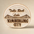 Table Rock Lake – Kimberling City Live-Edge Wood Sign front view